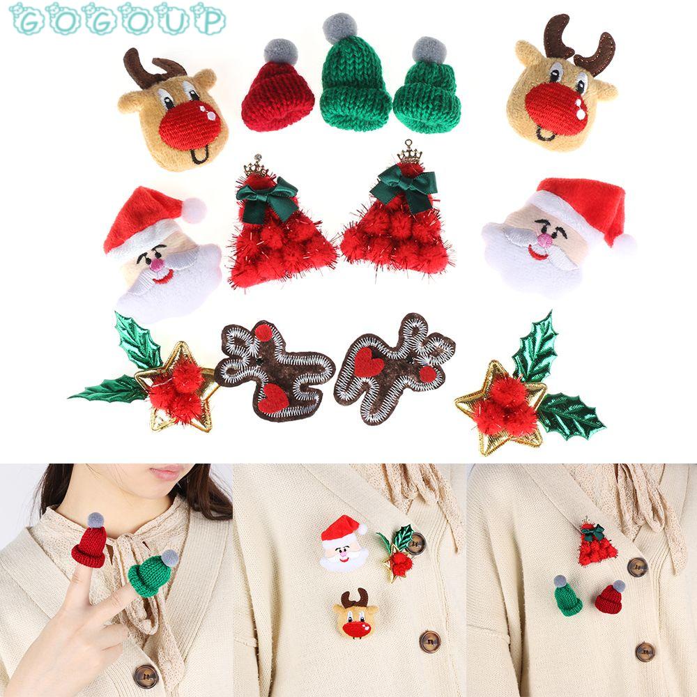 Set 5 Phụ Kiện Trang Trí Giáng Sinh Hình Người Tuyết DIY Mới