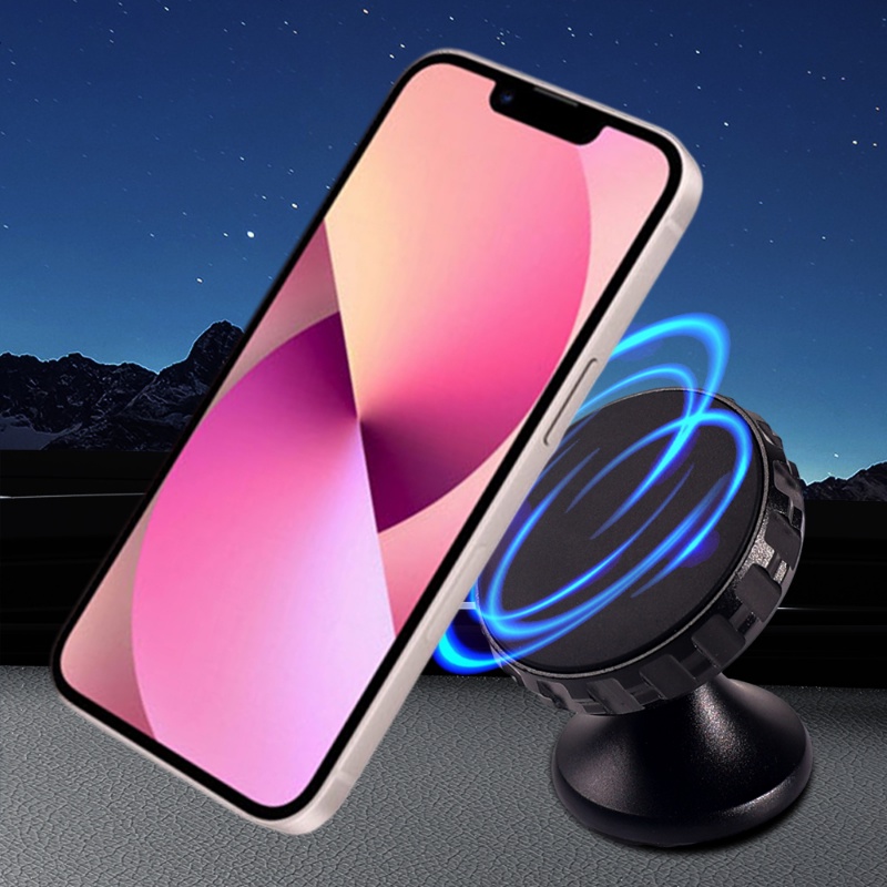 Nam Châm Gắn Xe Hơi Đa Năng Xoay 360 Độ Tiện Dụng° Giá Đỡ Điện Thoại Hình Tròn Bằng Hợp Kim Có Thể Xoay Dùng Trang Trí Nội Thất Xe Hơi