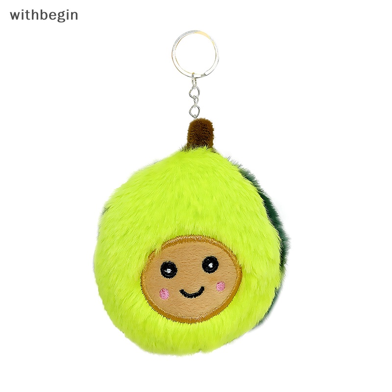 Móc Khóa Gắn Búp Bê Nhồi Bông Hình Quả Bơ Năm 2023 Dễ Thương