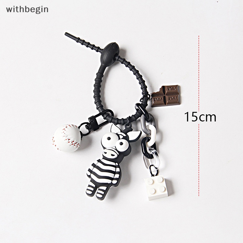 Móc Chìa Khóa Silicon Hình Động Vật Hoạt Hình Vui Nhộn