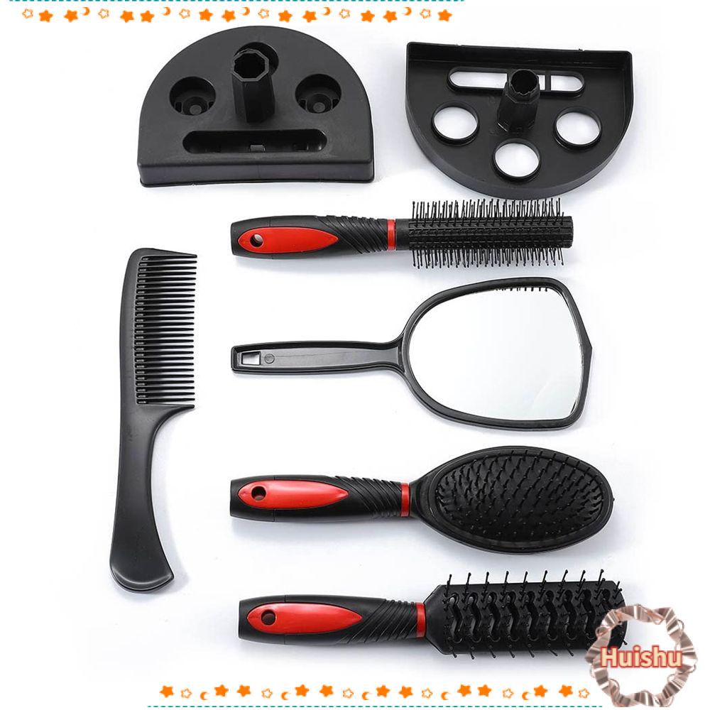 Set 5 Lược Chải Tạo Kiểu Tóc Mát Xa Da Đầu Dành Cho Nam Và Nữ