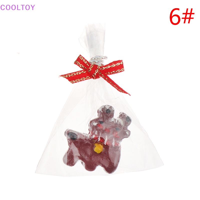 Cooltoy 1 Túi 1: 12 Đồ Chơi Mô Hình Bánh Quy Bánh Ngọt Giáng Sinh Hoa Tuyết Gấu Hươu Chim Cánh Cụt Trang Trí Tiểu C