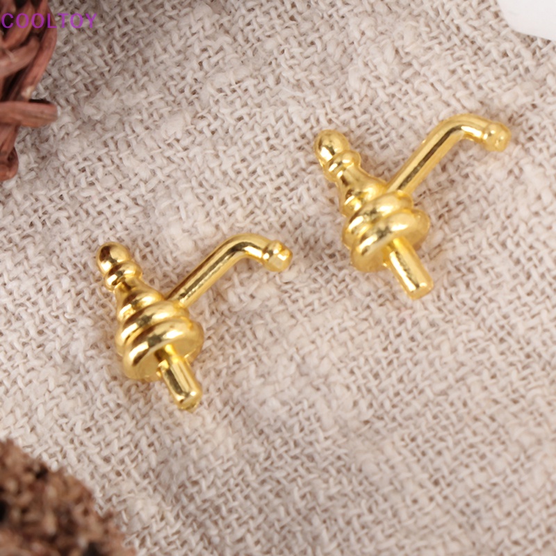 Cooltoy Set 2 Vòi Nước mini Bằng Hợp Kim Tỉ Lệ 1: 12 Trang Trí Nhà Búp Bê