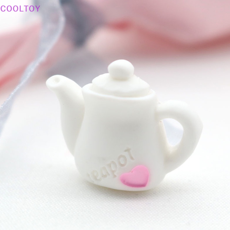 Cooltoy Mô Hình Ấm Cà Phê mini Trang Trí Nhà Búp Bê