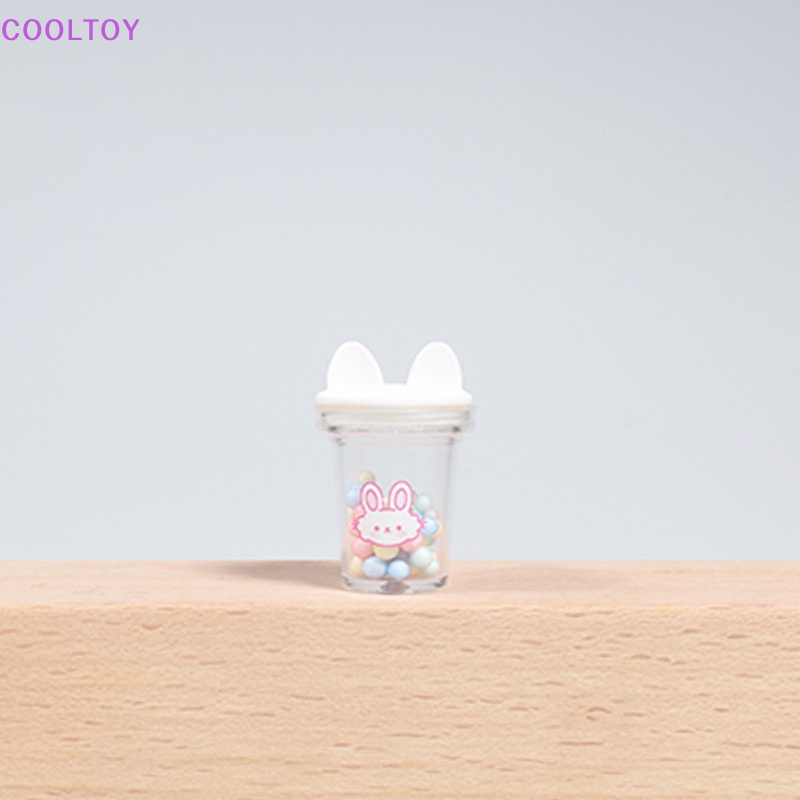 Set 2 Ly Nước Mini Hình Tai Mèo Dễ Thương Dùng Để Trang Trí Nhà Búp Bê