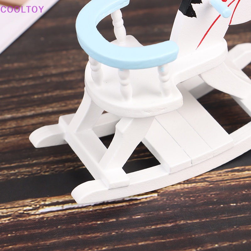 Mô Hình Ghế Ngựa Bập Bênh Tỉ Lệ 1: 12 Trang Trí Nhà Búp Bê