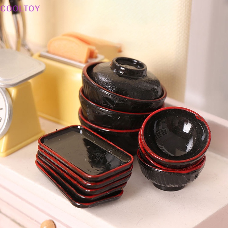 Cooltoy Mô Hình Dĩa Ramen Mini Tỉ Lệ 1: 12 Trang Trí Nhà Búp Bê