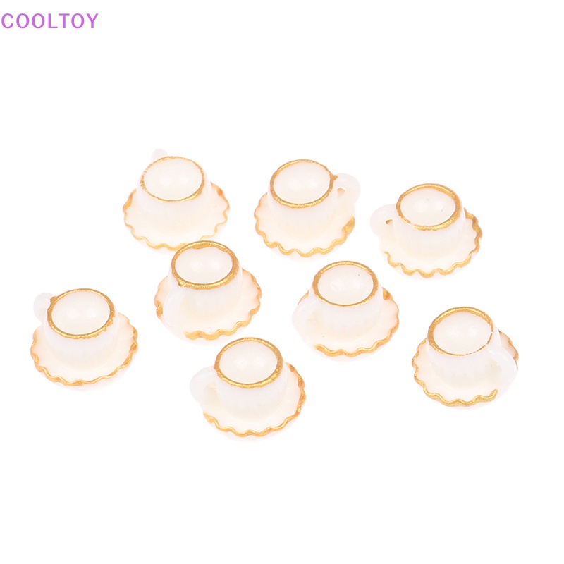 Bộ 4 Ly Cà Phê Đồ Chơi Búp Bê Cỡ 1 / 12