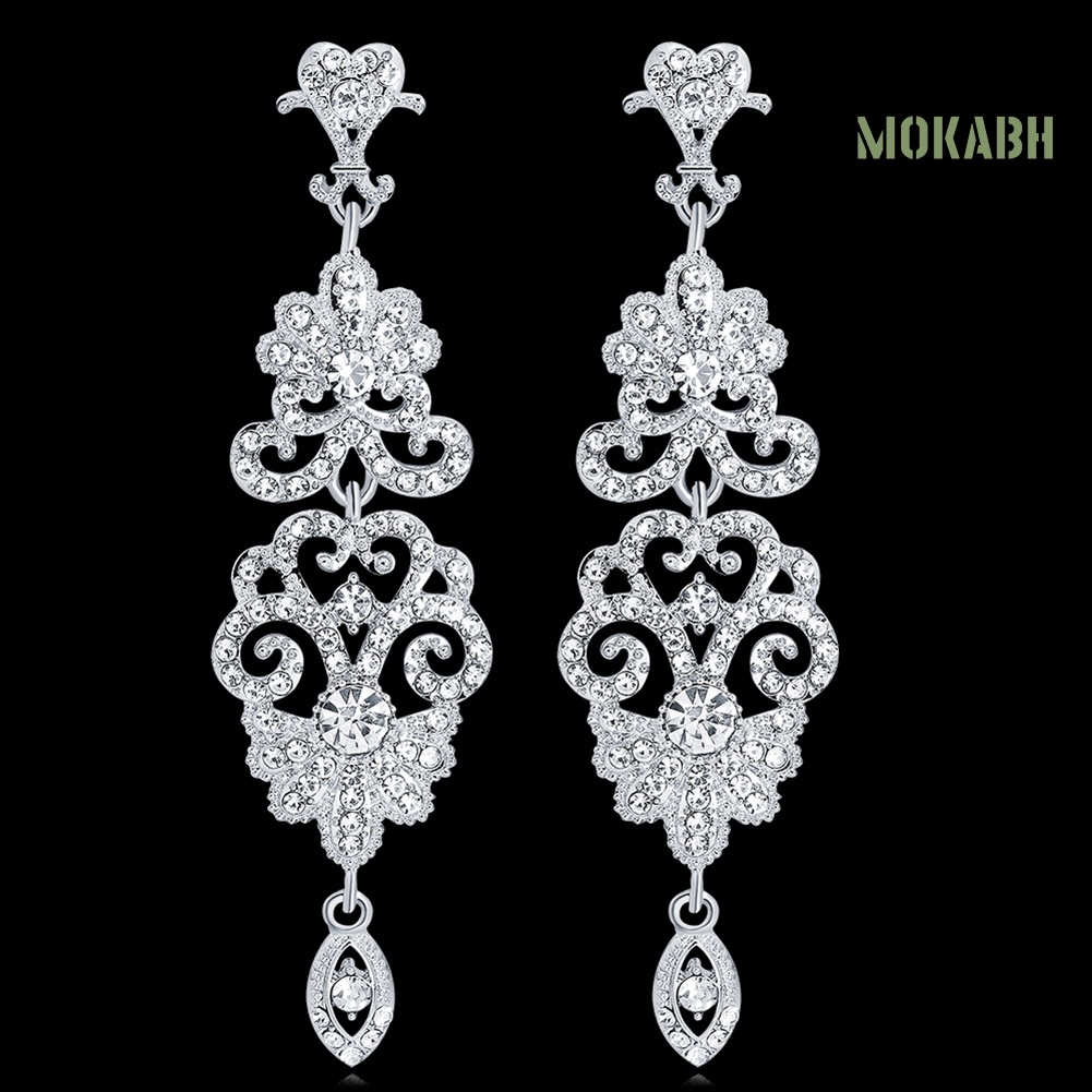 Bông Tai Đính Đá Thời Trang Dành Cho Nữ