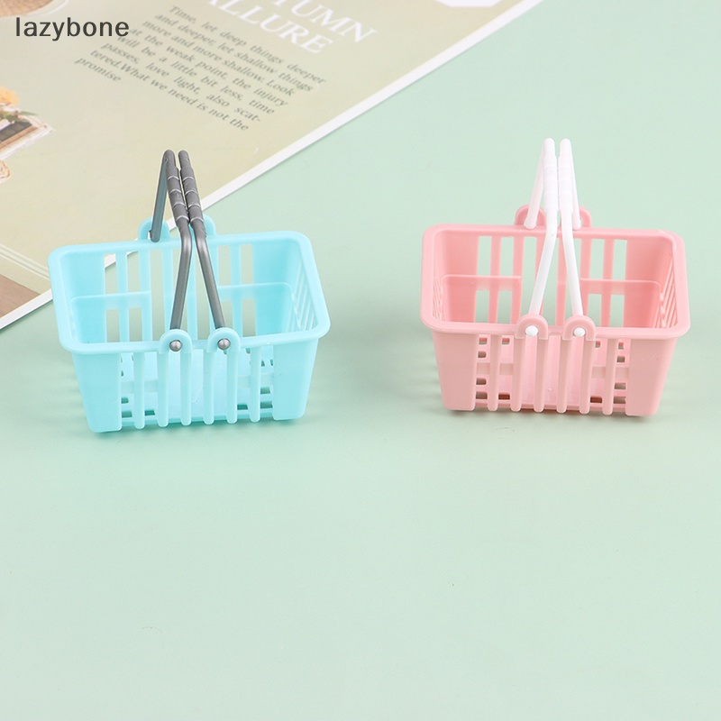 Set 2 Giỏ Mua Sắm Mini Đồ Chơi Dành Cho Nhà Búp Bê