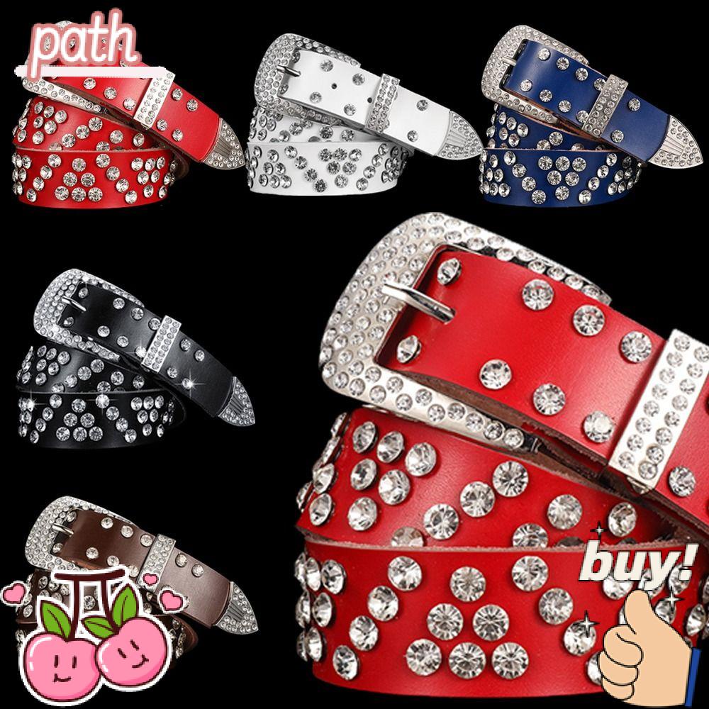 Thắt Lưng Da Lấp Lánh Phong Cách Lolita Sang Trọng Dành Cho Nữ