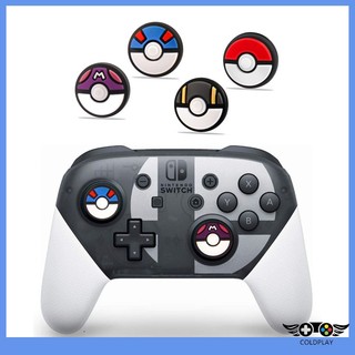 4pcs Pokemon Scarlet and Violet Silicone Analog Thumb Stick Grip Caps For PS5/PS4/Xbox One/Switch Pro Controller Joystick Protective Cover Game Accessories
