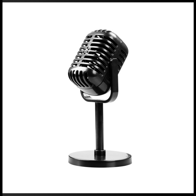 Zevaret Micrô Mô Phỏng Phong Cách Cổ Điển Retro Kèm Giá Đỡ Phổ Biến