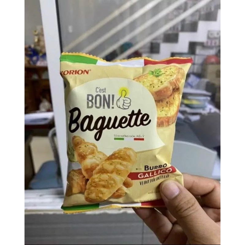 Bánh Mì Baguette Bon Orion Nướng Vị Bơ Tỏi Kiểu Ý 180g