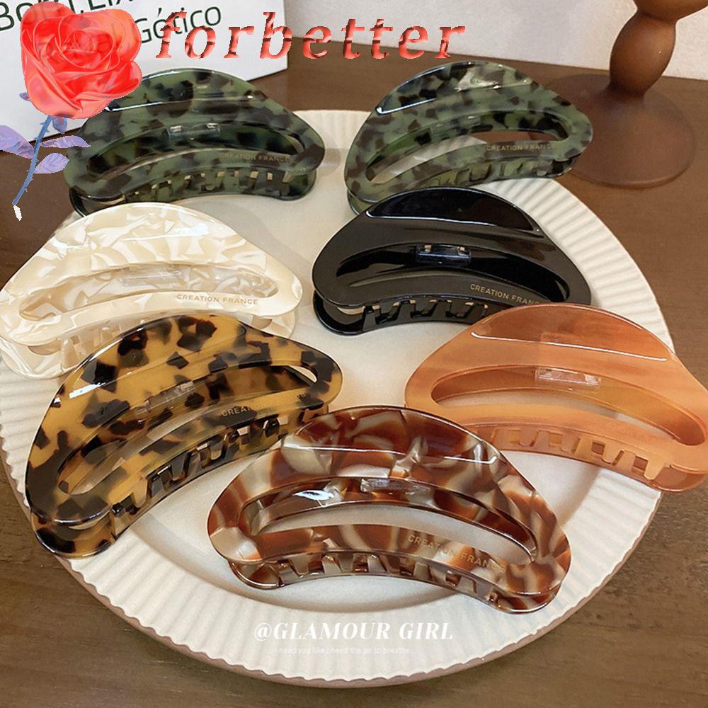 Kẹp Tóc Đuôi Ngựa Hình Học Rỗng Cá Tính Khí Chất Cho Nữ