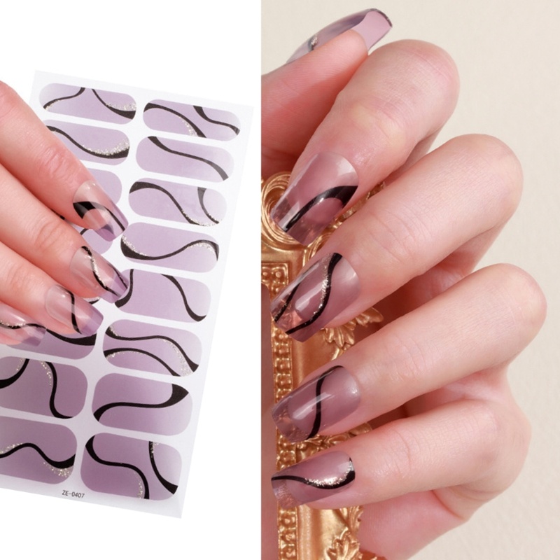 Sa Miếng Dán Trang Trí Móng Tay Thời Trang Dành Cho Nữ