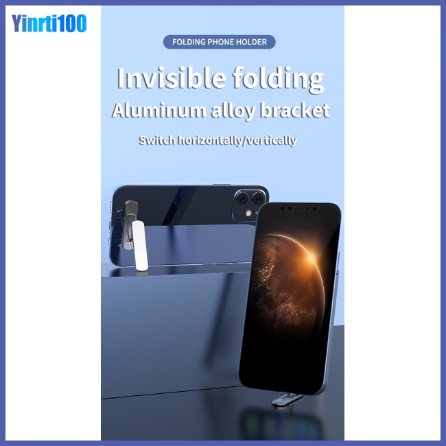 Giá Đỡ Điện Thoại Yinrti 360xc2xb0 Bằng Hợp Kim Nhôm Có Thể Gập Lại Tiện Dụng