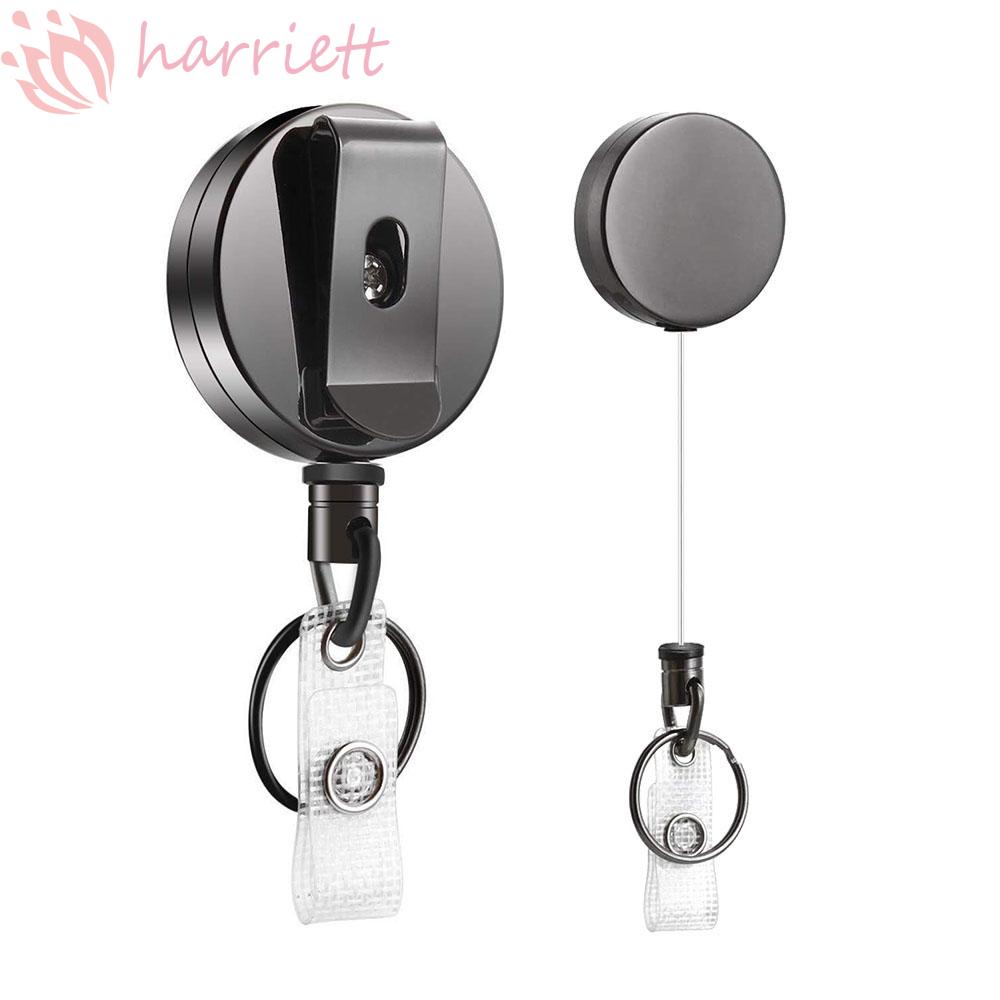 Kẹp Giữ Thẻ Tên Bằng Hợp Kim Kẽm Có Thể Thu Gọn Tiện Dụng