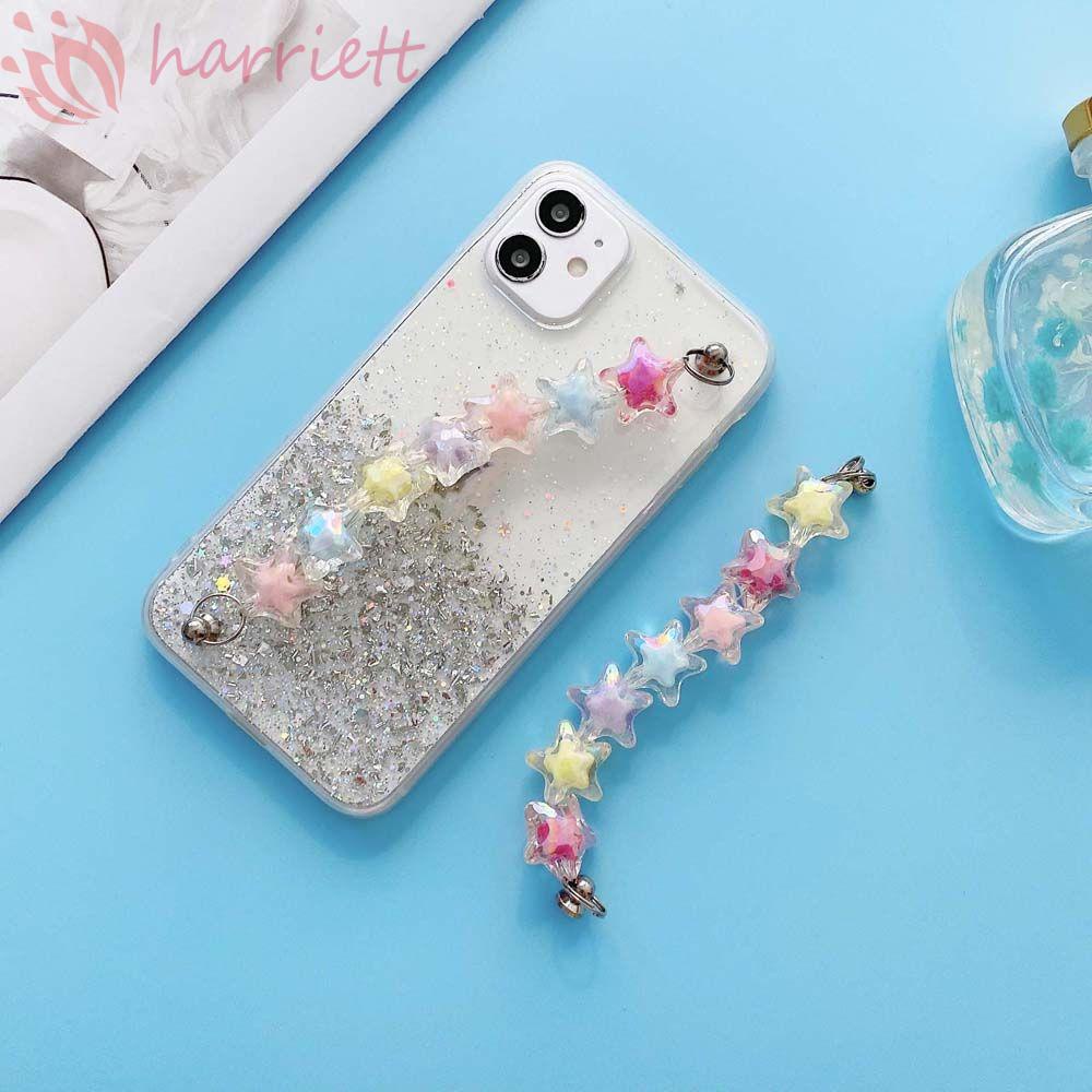 Dây Treo Trang Trí Điện Thoại Hình Ngôi Sao Năm Cánh Chống Rơi Cho Iphone