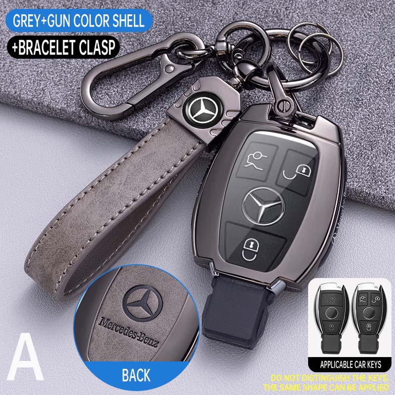 Vỏ Bọc Chìa Khóa Bằng Hợp Kim Kẽm Cho Mercedes Benz A B C E S Class CLA GLA GLK AMG GLC C200 B200 S C E Class W213