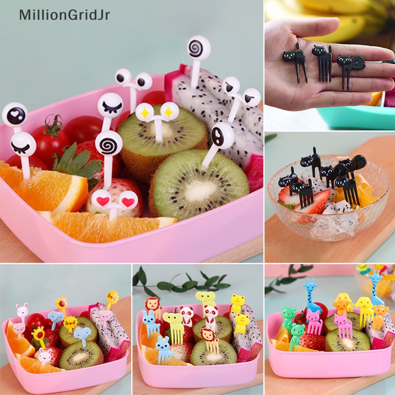 Nĩa Ăn Trái Cây Tráng Miệng Hình Động Vật Hoạt Hình Mini Jrg Cho Trẻ Em
