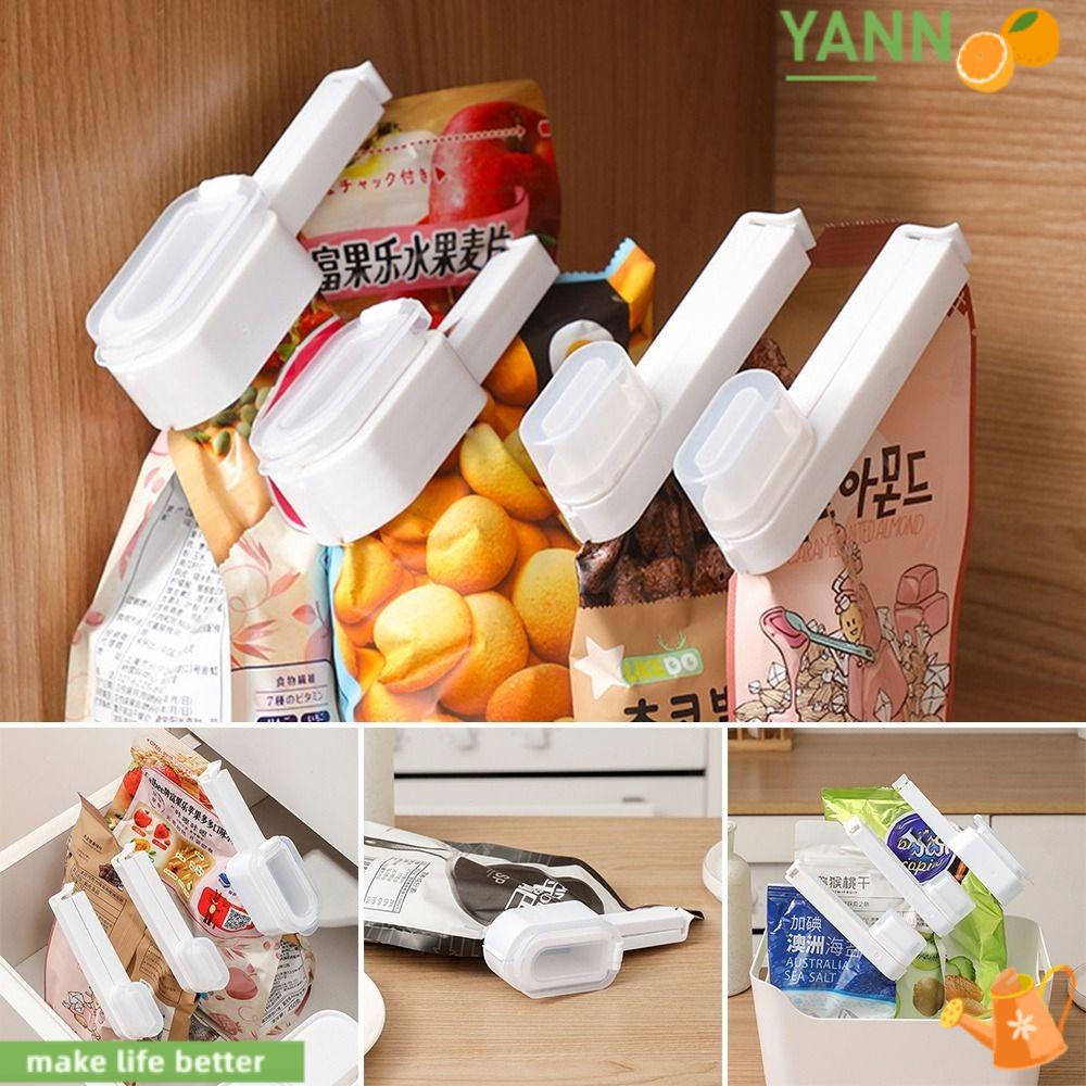 1 Kẹp Giữ Túi Muối Chất Liệu PP Tiện Dụng Cho Nhà Bếp Kẹp Miệng Túi Bảo Quản Thực Phẩm Bằng Nhựa Tiện Dụng