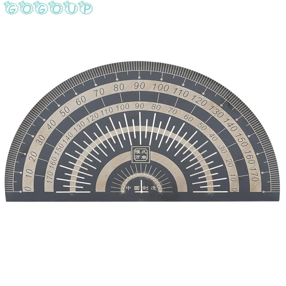 Thước Đo Góc Chính Xác Bằng Thép Không Gỉ Màu Đen