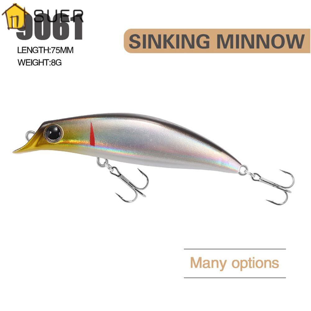 Mồi Giả Nhử Cá 75mm 8g Bằng Nhựa Gắn Kèm Móc Câu