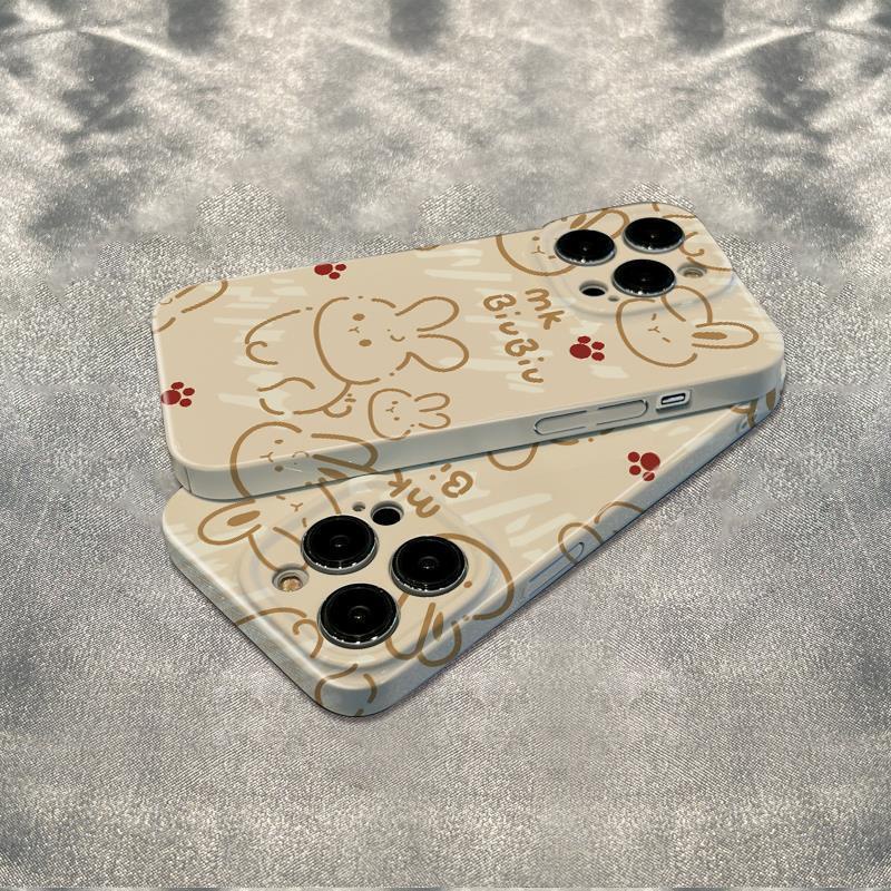 Ốp Điện Thoại Mềm Chống Sốc In Hình Thỏ Graffiti Cho Iphone 12Plus 13 14promax PH9W 78 14 Inch