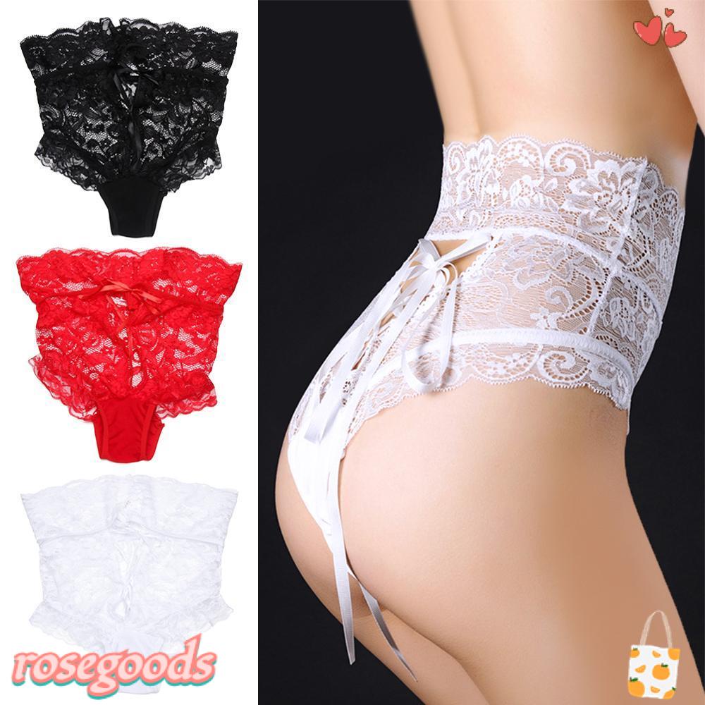 Quần Lót Nữ Mềm Mại Phối Ren Hoa Hồng Gợi Cảm