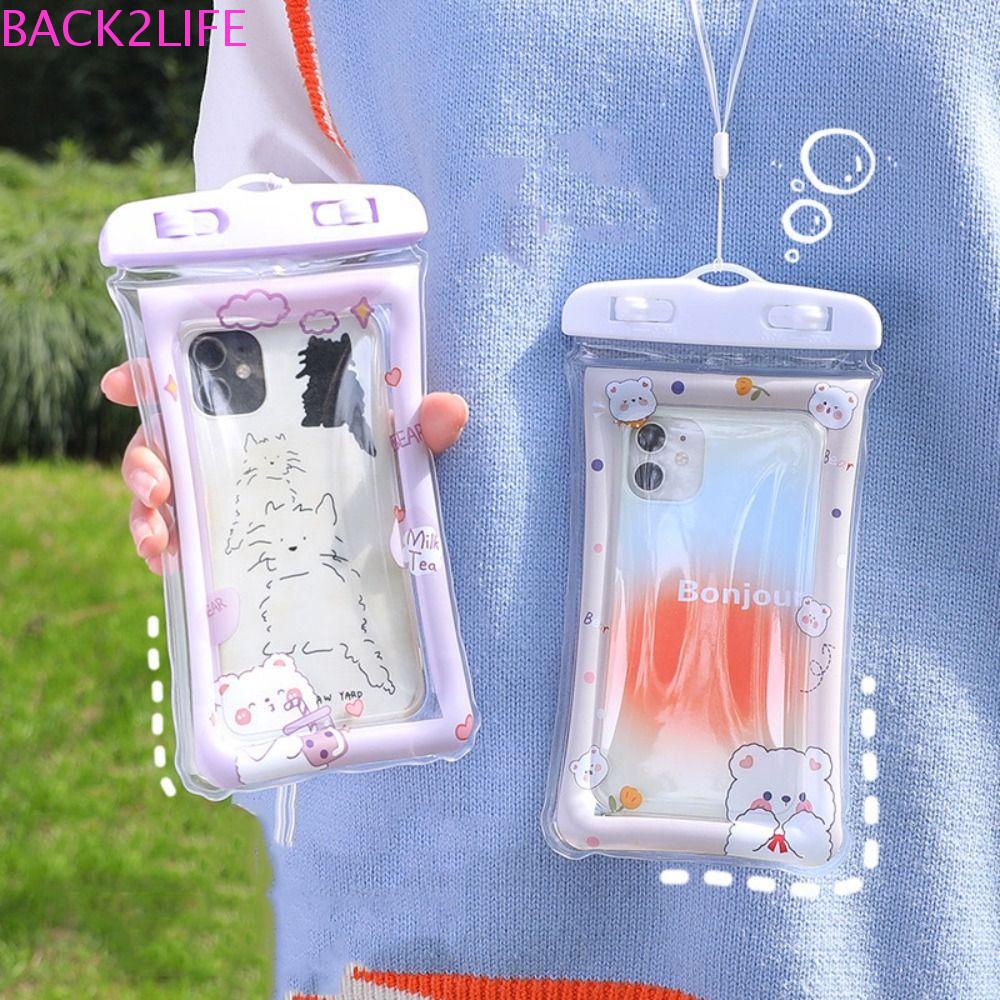 Túi Đựng Điện Thoại Chống Thấm Nước Họa Tiết Hoạt Hình Dễ Thương 2Life