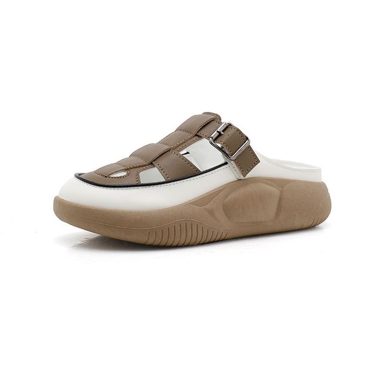 Dép Bít Mũi Đế Dày Size Lớn 35-42 Thời Trang Cho Nữ