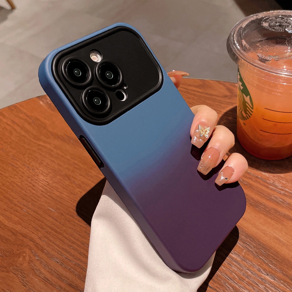 Ốp Điện Thoại TPU Mềm Chống Sốc Màu Gradient Sang Trọng Cho IPhone 11 12 13 14 Pro Max