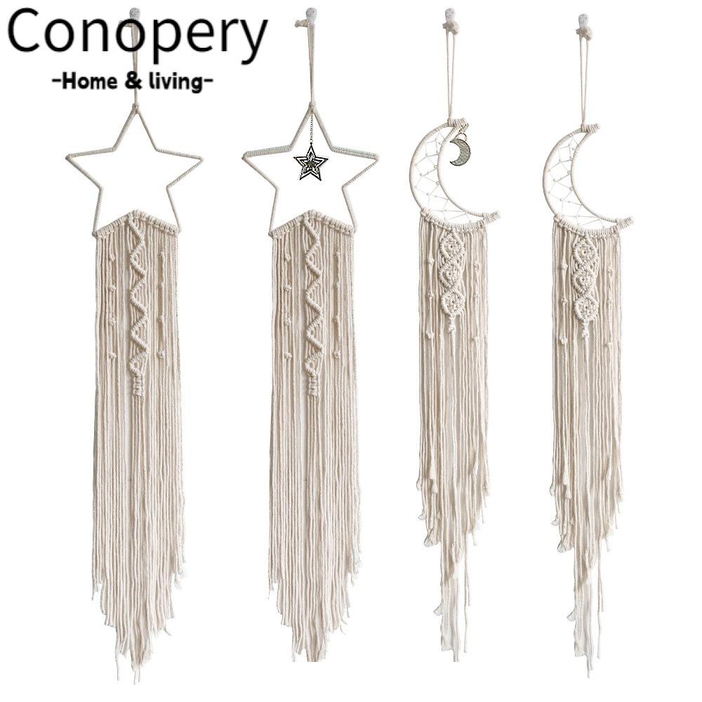 CONOPERY Dreamcatcher Hình Mặt Trăng Ngôi Sao Phong Cách Boho Mới