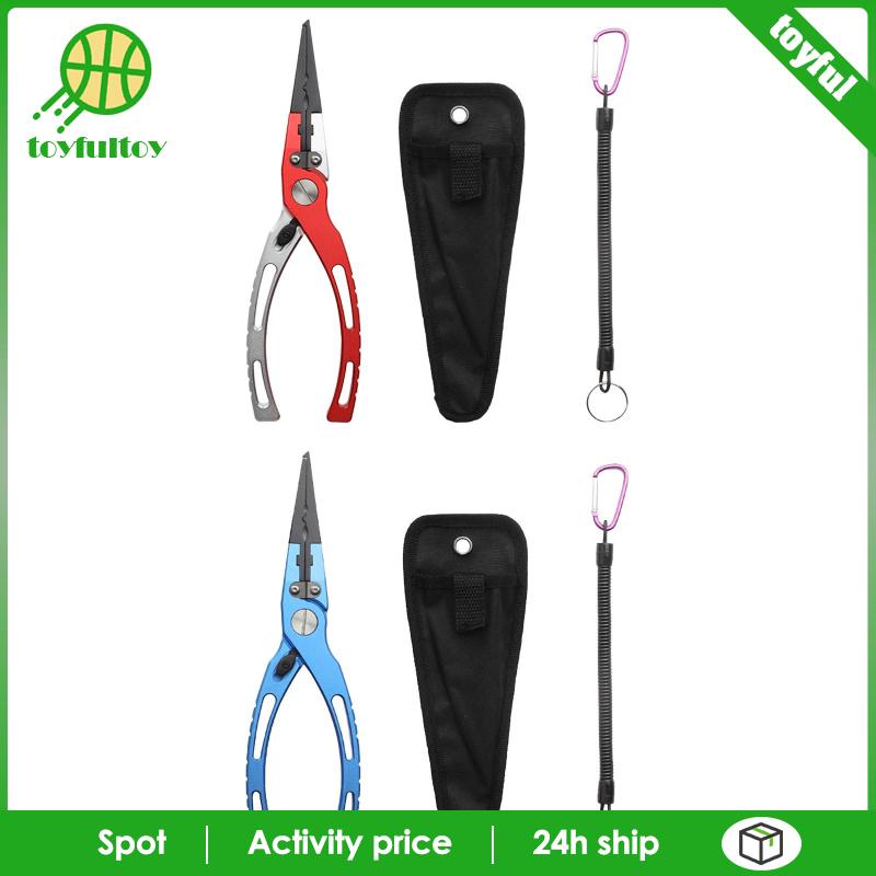 Kìm Gỡ Lưỡi Câu Cá Trọng Lượng Nhẹ Kèm Túi Đựng Tiện Dụng