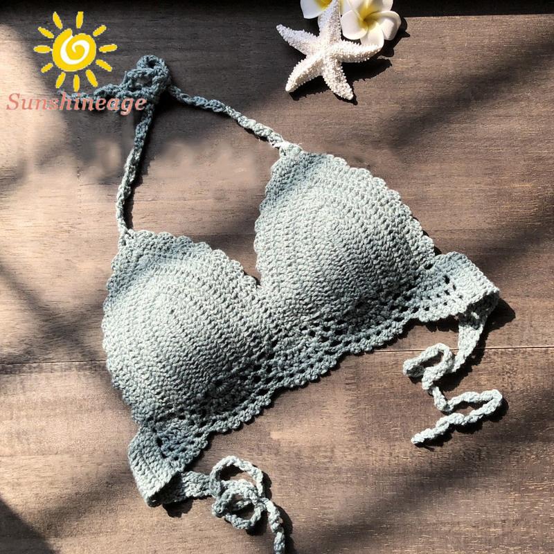 Áo Mặc Ngoài Bikini Bằng Cotton Pha Phối Họa Tiết Thủ Công 6 Màu Thoải Mái Thời Trang Mùa Hè Cho Nữ