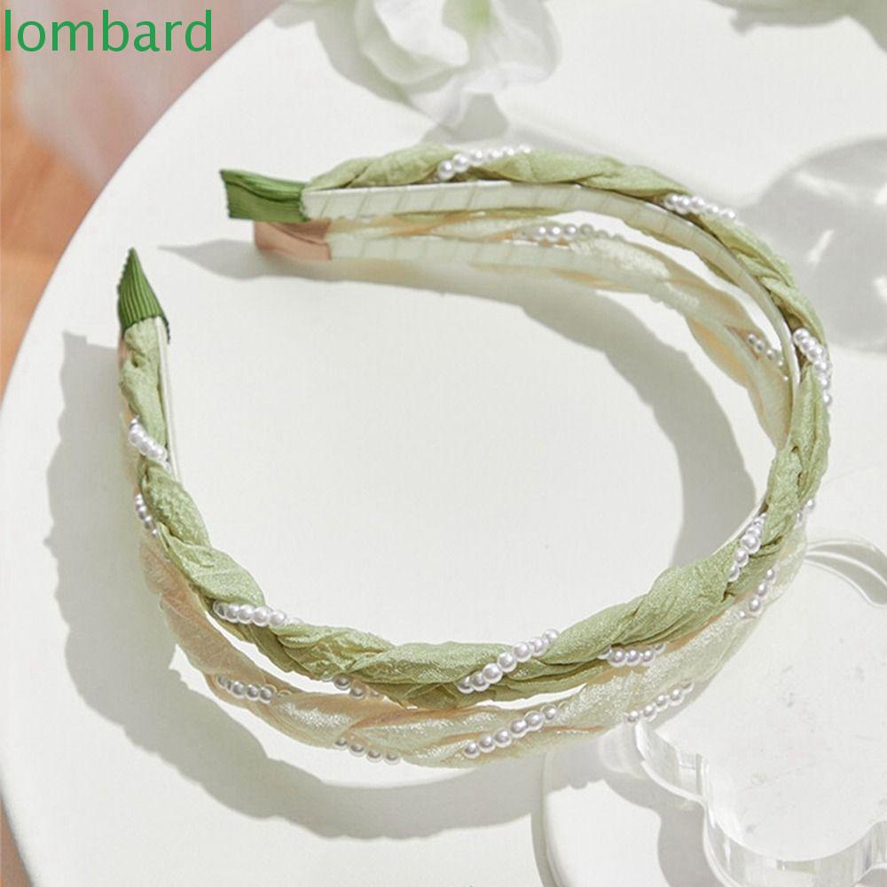 Băng Đô Vải Dệt Mỏng Phong Cách Vintage Ngọt Ngào Cho Nữ