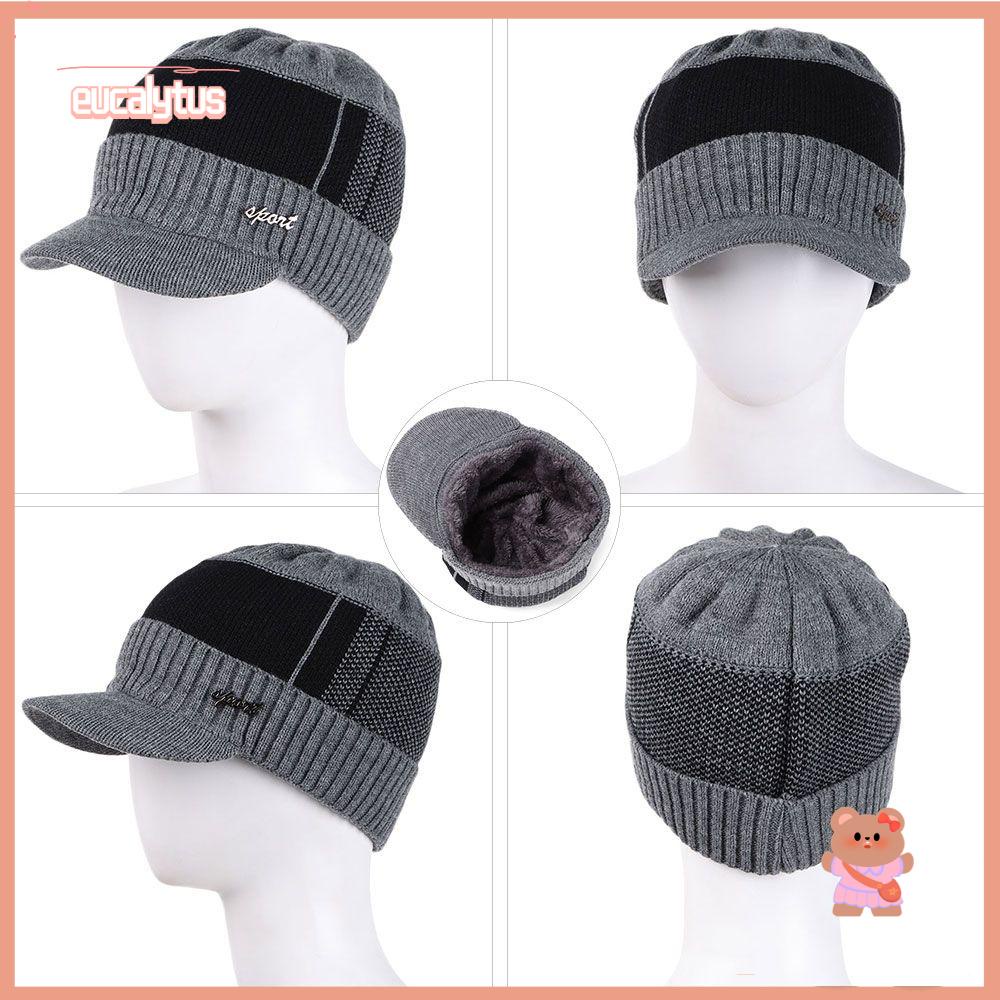Mũ beanie Kiêm Khăn Choàng Cổ Giữ Ấm Mùa Đông Cho Nam Và Nữ