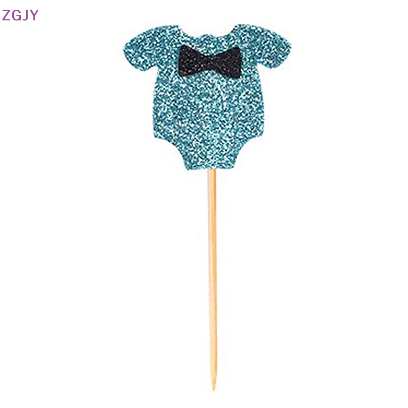 Set 12 Que Cắm Trang Trí Bánh Kem Tráng Miệng Dành Cho Bé Trai Và Bé Gái Mới