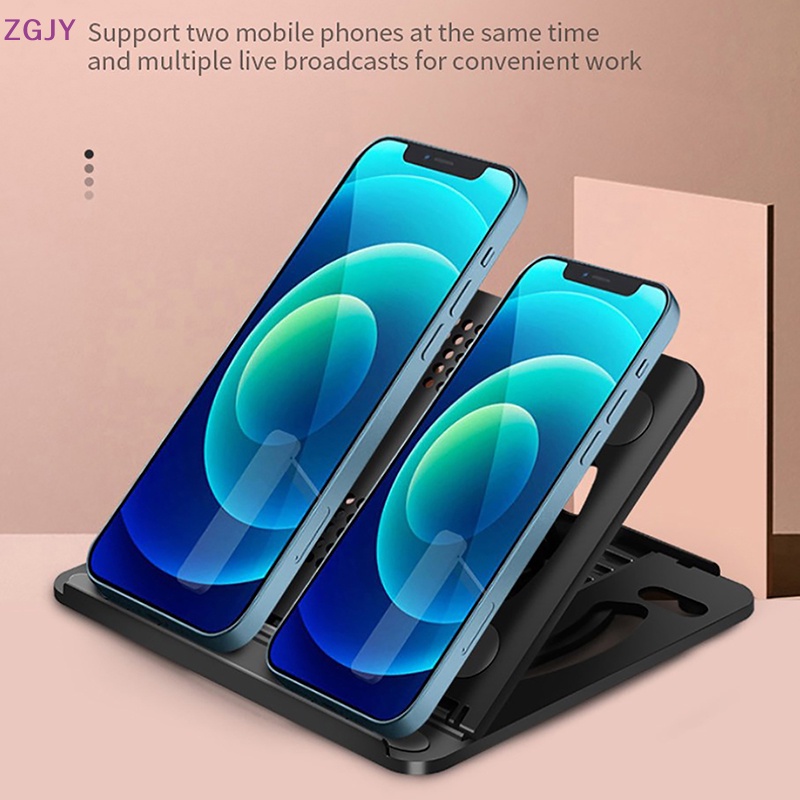 Máy Tính Xách Tay ZGJY P2 Điều Chỉnh 8 Bánh Răng 360 Độ ° Bảng Điều Khiển Tản Nhiệt Lifg Để Bàn Mới