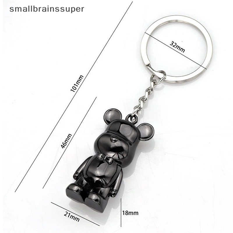 Móc Khóa Kim Loại Hình Gấu Hoạt Hình Đáng Yêu