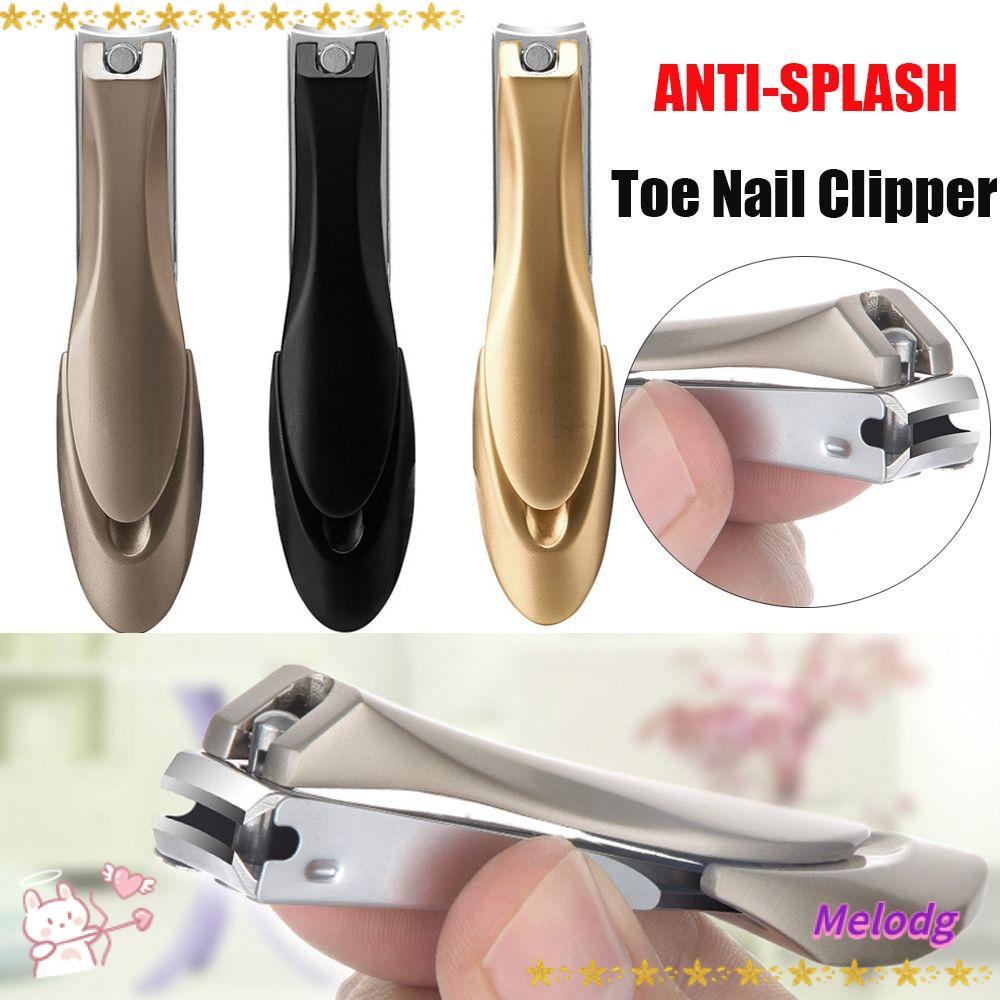 MELODG Kềm Cắt Móng Tay Bằng Thép Không Gỉ Chống Trượt Thời Trang