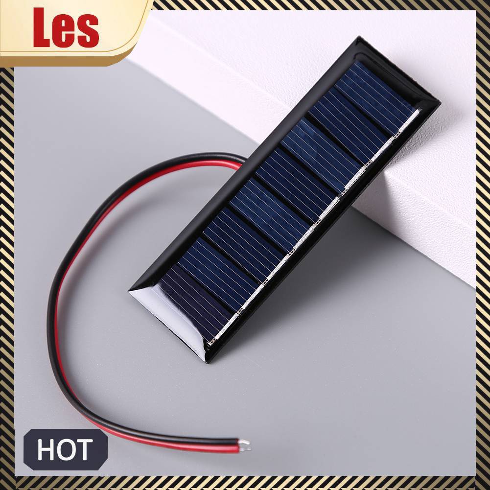 Tấm Pin Năng Lượng Mặt Trời 4V 0.2W 2 Dây Epoxy 8 Ô 75x25mm Cho Dự Án Năng Lượng Mặt Trời