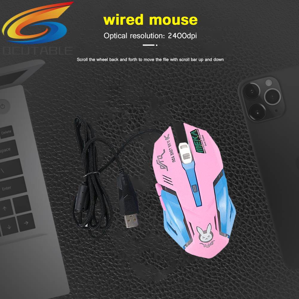 Chuột Quang Gaming 2400dpi 6 NúT BấM, ĐầU CắM USB