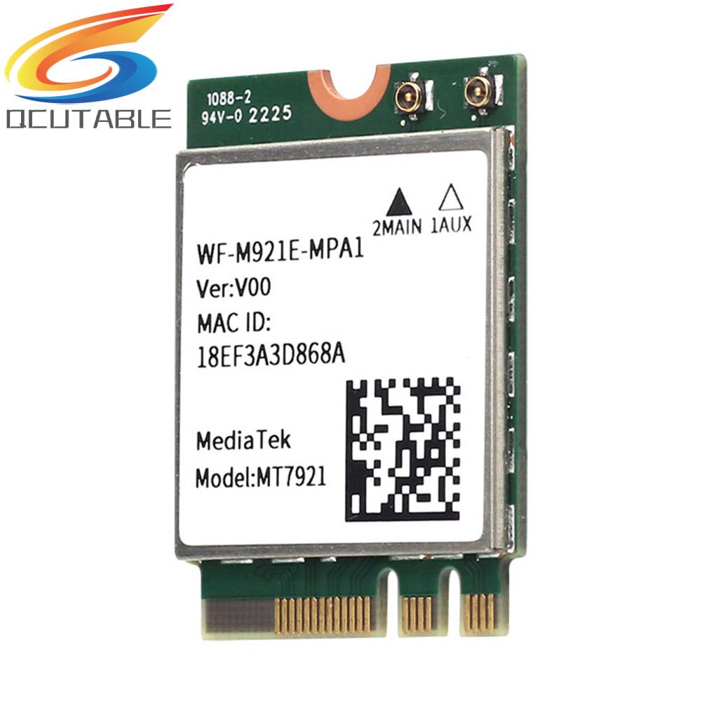 Thẻ Mạng Không Dây MT7921 1200Mbps Băng Tần Kép 2.4Ghz / 5Ghz Cho Laptop