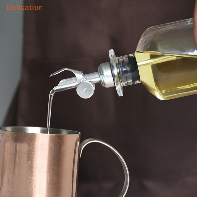 Dụng cụ rót rượu balsamic gar/ dầu ô liu ELEBUY bằng thép không gỉ tự động lật có trọng lượng