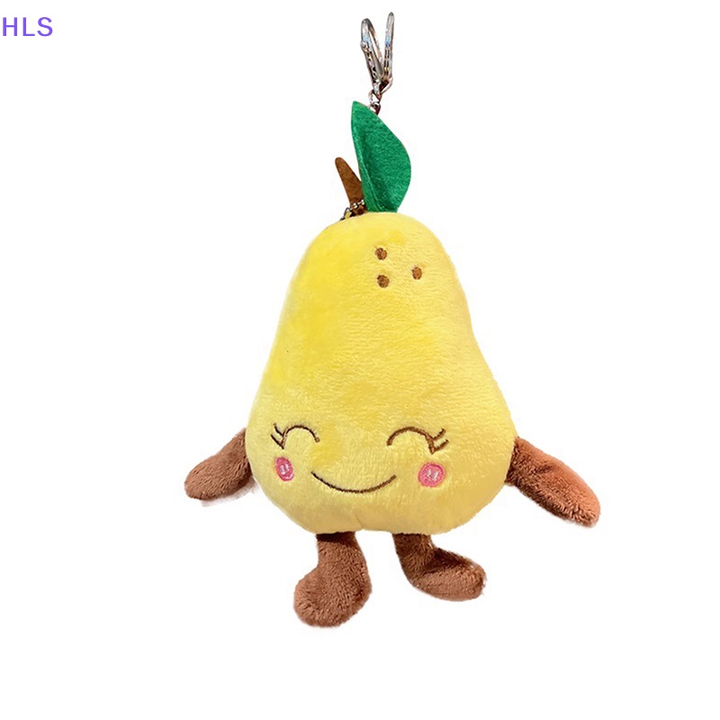 Móc Khóa Hình Trái Cây Nhồi Bông Mềm Mại Đáng Yêu