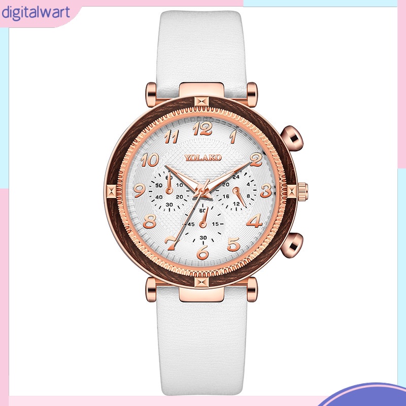 Đồng Hồ Đeo Tay Ba Mắt Kỹ Thuật Số Thời Trang Cho Nữ