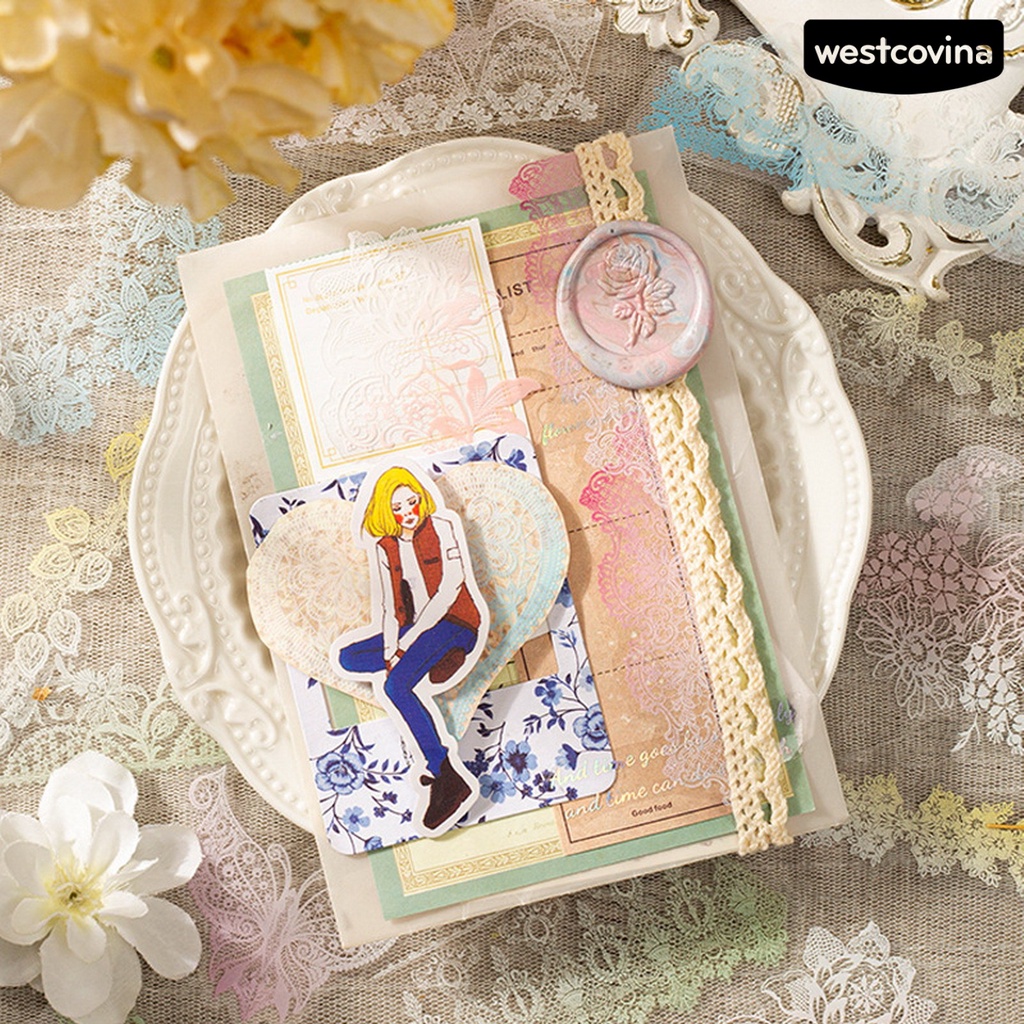 [WSTN]✎Bộ 20 Miếng Dán Trang Trí Sổ Tay Màu Sắc Gradient Xinh Xắn