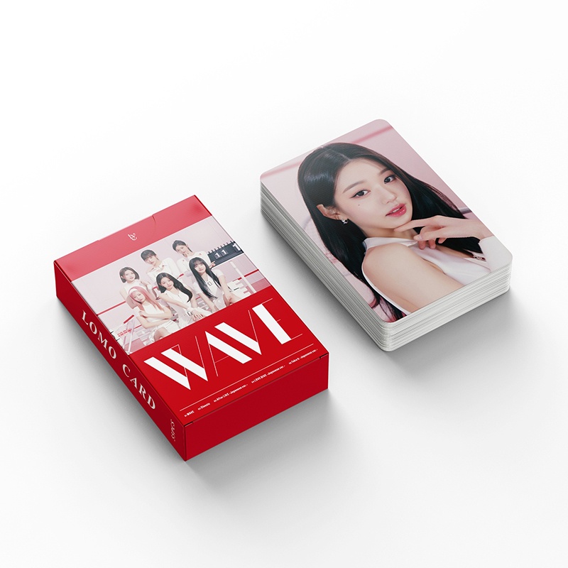 IVE LOMO Card Set 55 Tấm Thẻ Ảnh WAVE Hình Nhóm Nhạc KPOP